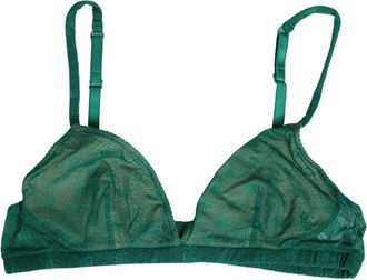 Dolce & Gabbana Soft Cup Bra - Dames - BHs - Groen - S - Nylon - Ondergoed