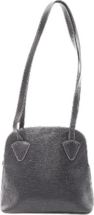 Loewe Pre-owned Leather Tote Bag - Dames - Vintage Schoudertas - Zwart - ONE Size - Leer - Vintage