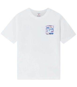 Casablanca White Graphic T-Shirt