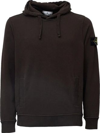 Stone Island Hoodies & sweatvesten, Heren, Bruin, L, Katoen, Hooded Sweatshirt