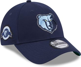 New Era Memphis Grizzlies NBA Team Side Patch Blue 9Forty Adjustable Cap