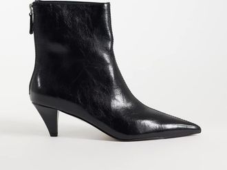 Asos Rivelle stivaletti con tacco a cono neri-Nero