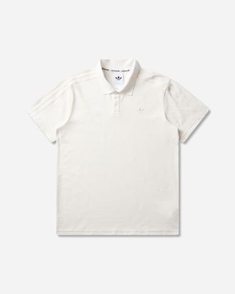adidas Men s 3-Stripes Polo Shirt Cloud White
