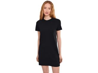 Madewell Mini T-Shirts Dress Womens Dress Jet Black : XL (Womens 14-16), Cotton