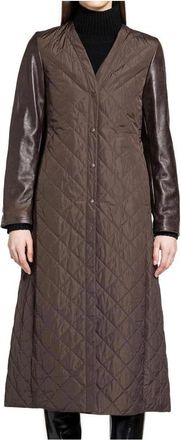 Max Mara Parkas - Dames - Parka Jassen - Bruin - S - Jassen