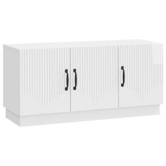 vidaXL Mueble De Tv Brillante 99 X 34,5 X 47 Cm Madera De Ingenier&iacute;a Vidaxl