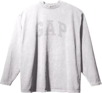 Yeezy by Kanye West Dove L/S T-shirt - Heren - Longsleeves - Wit - S - Katoen - Tops