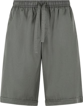 Dolce & Gabbana Graugr&uuml;ne Baumwollshorts