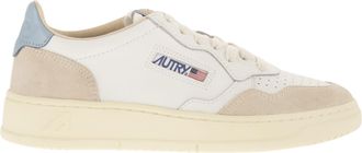 Autry Medalist Low Leather And Suede Trainers