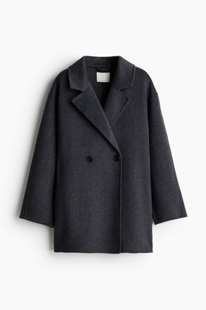H&M Mantel aus Wollmix - Dunkelgrau
