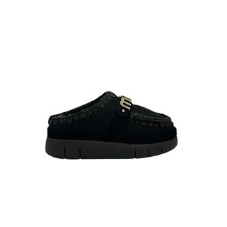 Mou Schoenen, Dames, Zwart, 38 EU, Wol, Bounce Clog