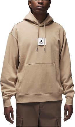 Nike Jordan Air Jordan Flight Fleece Pullover Hoodie Hemp Heather Sail DQ7338-201