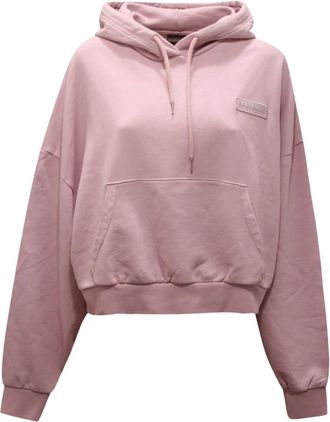 Napapijri Hoodies, female, Pink, Size: L B-Morgex Wo Crop Sweatshirt