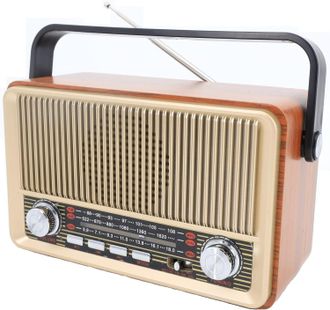 OEM Radio Port&aacute;til Vintage Am/fm/sw Con Bluetooth, Compatible Con Usb/tf/aux, Con Bater&iacute;a De 1200 Mah, Ideal Para Cocinas De Casa Y Oficina