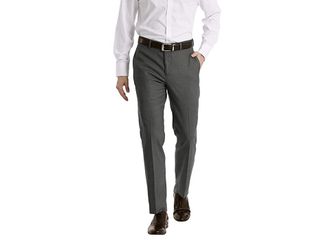 Calvin Klein Mens Slim Fit Dress Pant Mens Clothing Medium Grey : 29W x 30L, Polyester/Rayon/Spandex