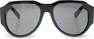 Dolce & Gabbana Zonnebril - Heren - Zonnebrillen - Zwart - 58 MM - Accessoires