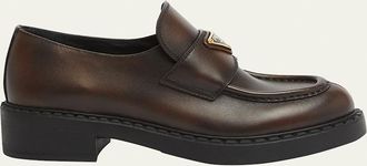 Prada Leather Slip-On Shoes − Sale: up to −46% | Stylight