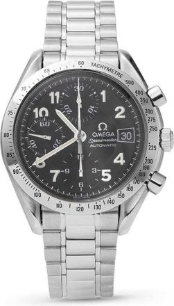 Omega Pre-owned Omega Speedmaster Chronograph Automatic Black Dial Mens Watch 3513.52