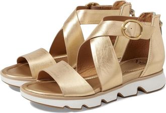 Söfft Mackenna SF0082003 Sandals Womens Gold Leather Back Zipper ZOGG1287