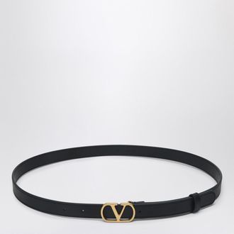 Valentino Garavani Vlogo Signature Black Belt