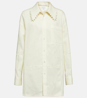 Bottega Veneta Oversized linen shirt