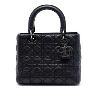 Dior Pre-owned Dior Medium Lambskin Cannage Lady Dior Ladies 91TG0TX9P5XEZ84F