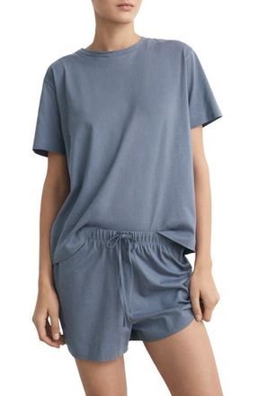 Mango Short Pajamas in Ink Blue at Nordstrom, Size Small