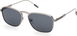 Ermenegildo Zegna EZ0219 14V Mens Sunglasses Grey Size 56