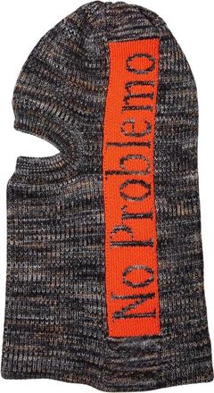 Aries Space Dye Problemo Balaclava - unisex - Hoeden - Veelkleurig - ONE Size - Katoen - Accessoires