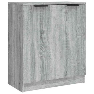 vidaXL Vidaxl - Aparador De Madera Contrachapada Gris Sonoma 60x30x70 Cm