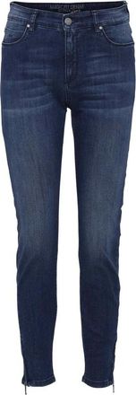 C.Ro Magic Fit Denim Broek Donkerblauw - Dames - Skinny Jeans - Blauw - 2XL - Denim - Jeans