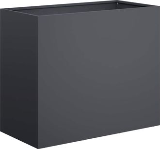 vidaXL Macetero De Jard&iacute;n Gris Antracita 60 X 30 X 40 Cm Vidaxl