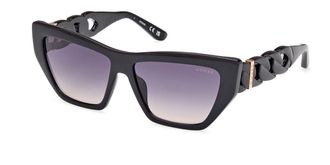 Guess GU00111 01B Womens Sunglasses Black Size 56