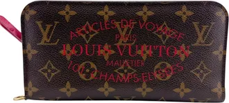 Louis Vuitton Brown Indian Rose Monogram Leather Long Wallet (Bi-Fold) (Pre-Owned)
