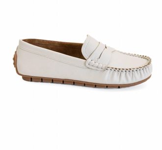 Corkys Footwear Womens Penny For Your Thoughts Loafer In Ivory Pebble