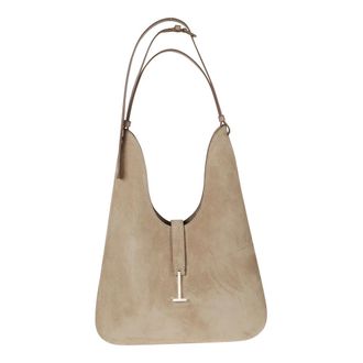 Tom Ford T Loop Shoulder Bag - female - Tom Ford - Shoulder Bags - Beige - ONE SIZE - Bags