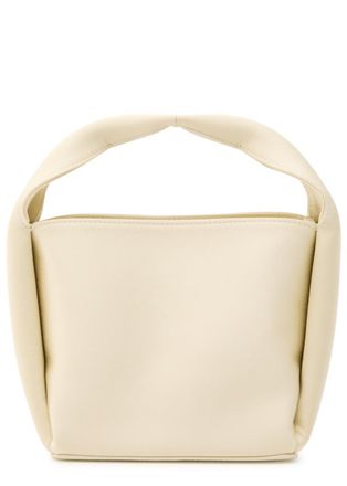 Toteme Petite Satin Bucket bag - Ecru - One Size