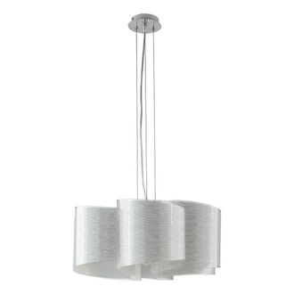 Netlighting JOYCE 6 Light Pendant Ceiling Light White 60x25cm | Size: 60x25 cm