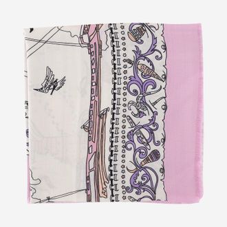 Ferragamo Wool And Silk Scarf