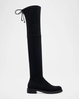 Stuart Weitzman Giseleland Suede Over-The-Knee Boots