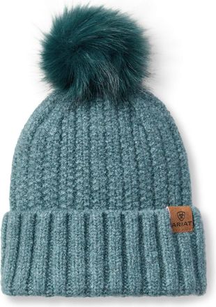 Ariat Womens Chilton Beanie Hat in Slate, Size OS, by Ariat