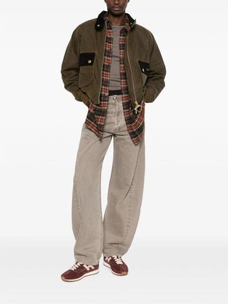 Barbour Waxed Cotton Jacket - Green