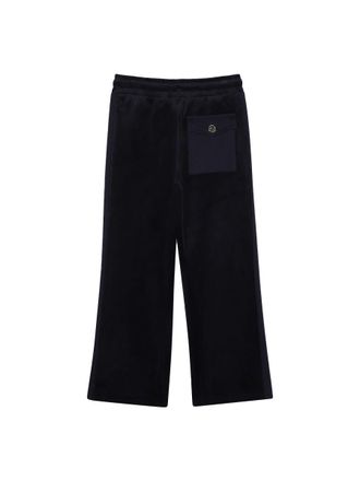 Sonia Rykiel Logo-Detailed Cotton Elastane Trousers - Blue