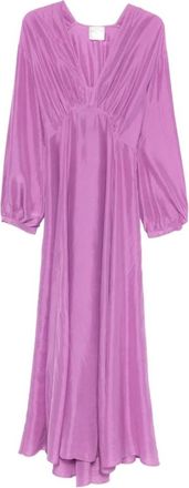 Forte_Forte Kleedjes, Dames, Paars, M, My Dress