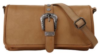 Forty Degrees Umh&auml;ngetasche FORTY, Damen, Gr. B/H/T: 29cm x 17cm x 4cm onesize, braun (cognac), Leder, vintage, Taschen Umh&auml;ngetasche, echt Leder, Made in Italy