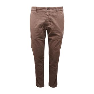 Mason's Slim-fit Trousers, male, Brown, Size: S Chile Cargo Trousers