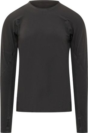 Yohji Yamamoto long-sleeve panelled sweatshirt - Black