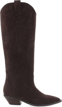 Billini Womens Helix Western Boot In Chocolate Brown