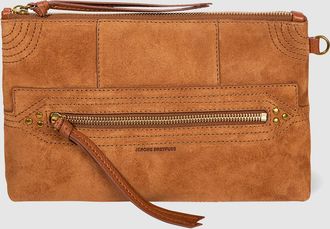 Jerome Dreyfuss Pochette Lucky Clutch Caramel