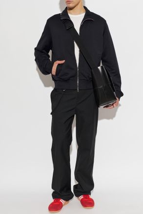 Our Legacy Sweatshirt With A Stand-up Collar, Mens, Black